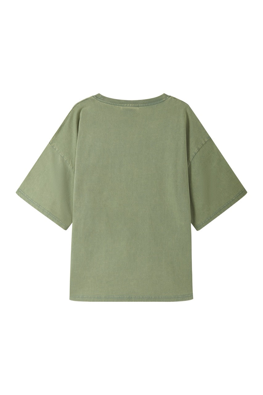 Olive Fade Tee