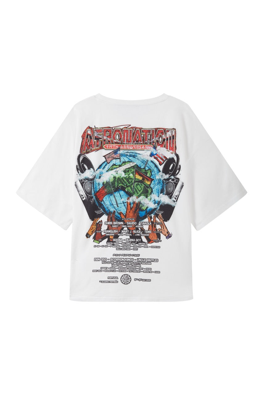 Portugal 2025 Lineup Tee – White