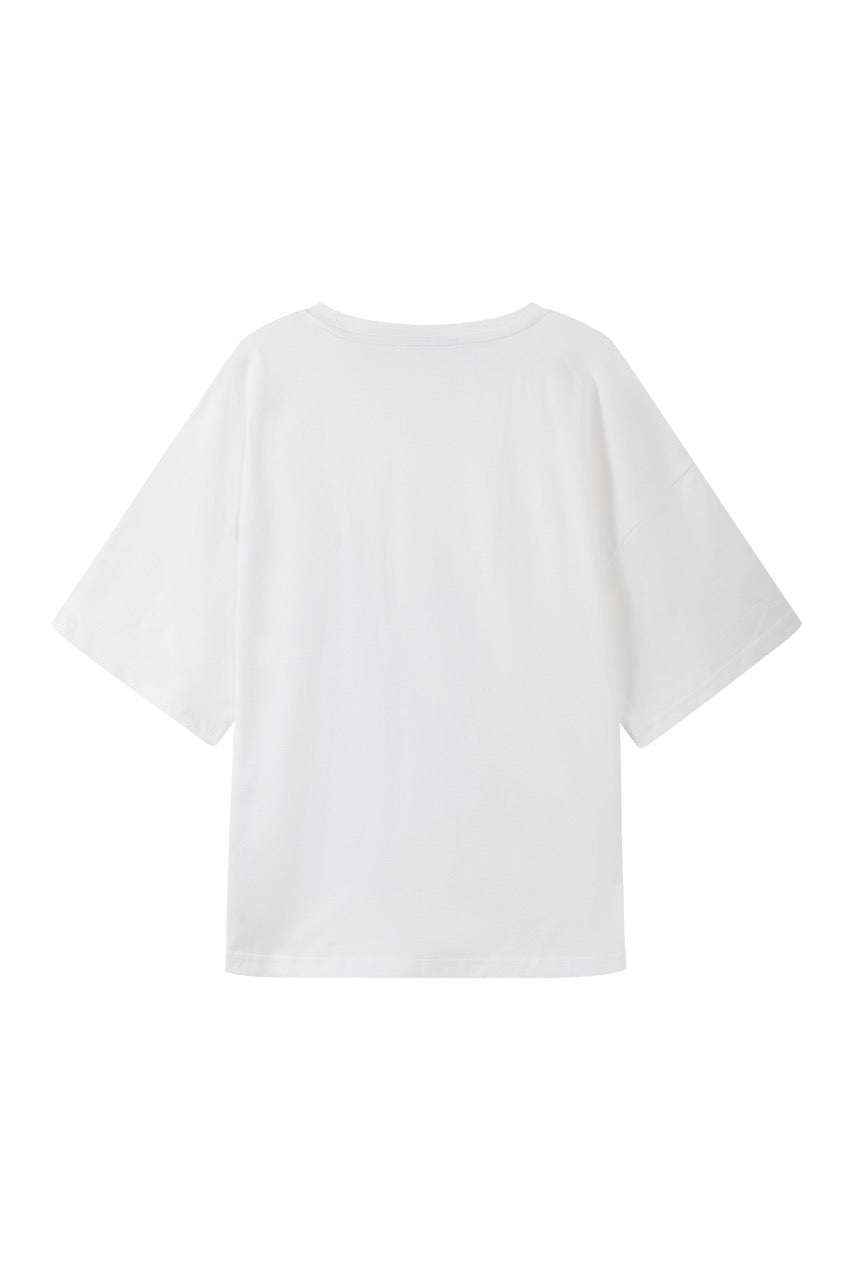 Cream Fade Tee