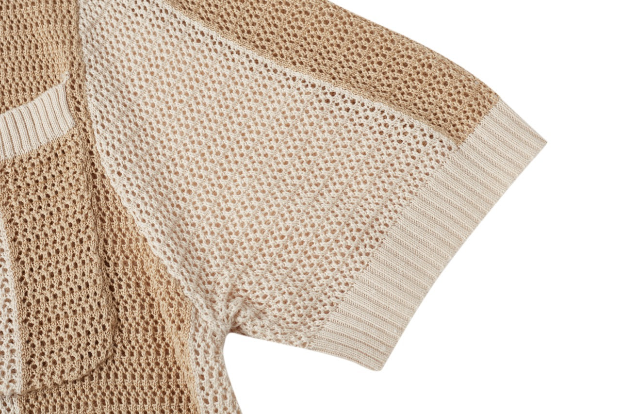 Sunset Stripe Crochet Shirt – Online Exclusive