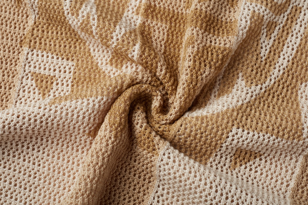 Sunset Stripe Crochet Shirt – Online Exclusive