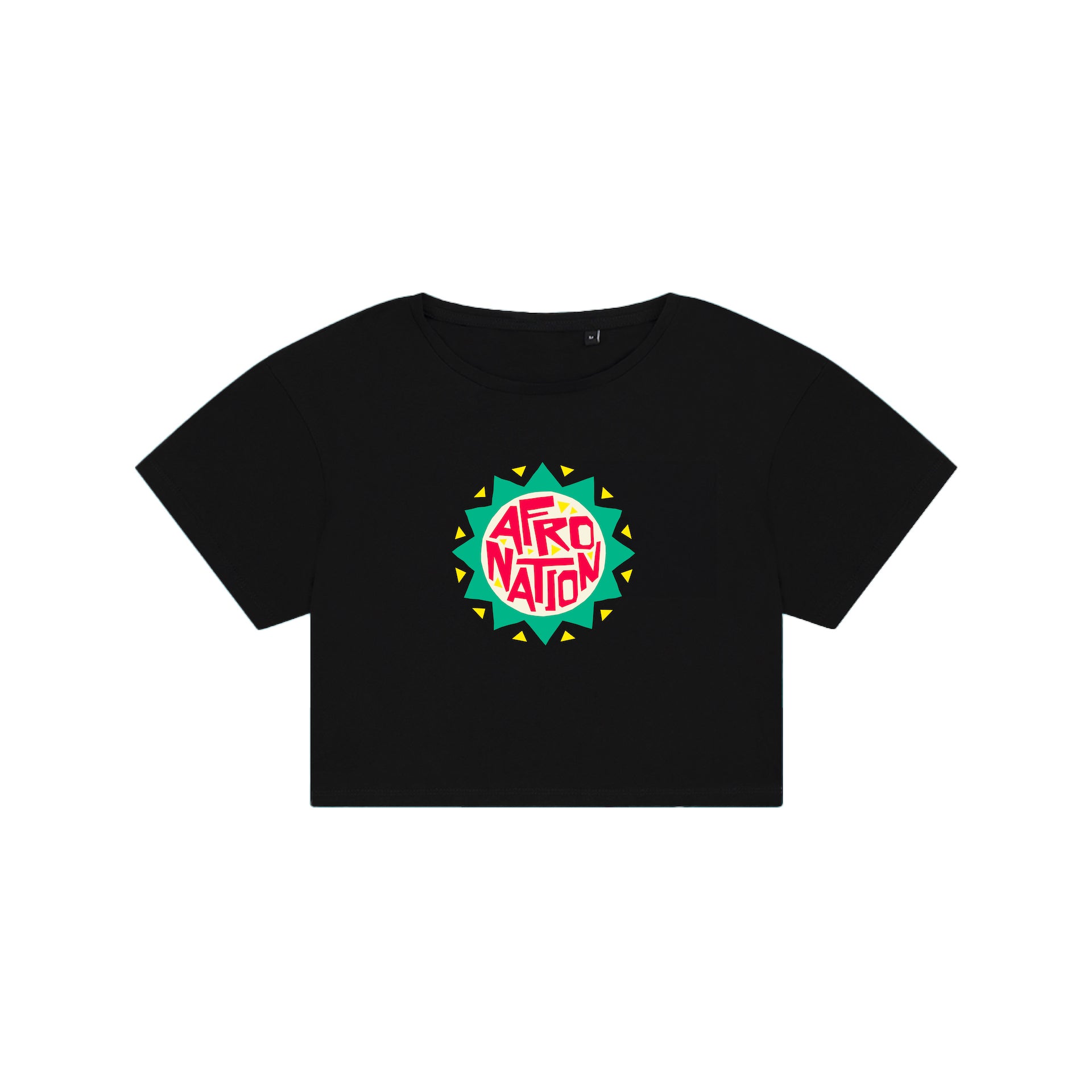 Cropped Tee – Black