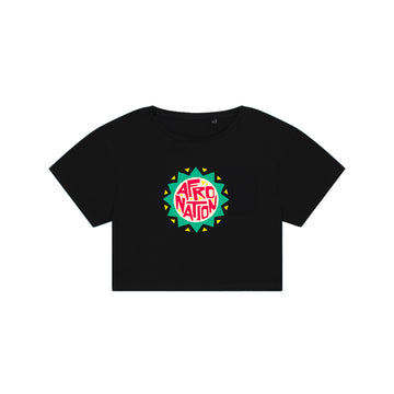 Cropped Tee – Black