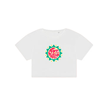Cropped Tee – White
