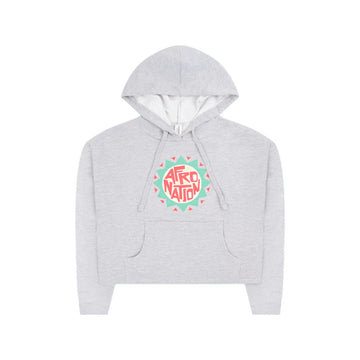 Grey Crop Hoodie
