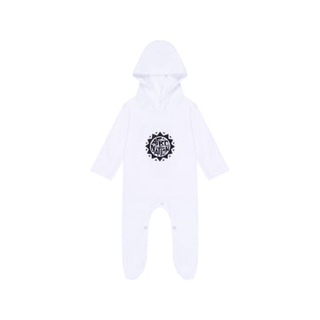 Afro Nation Baby Grow White