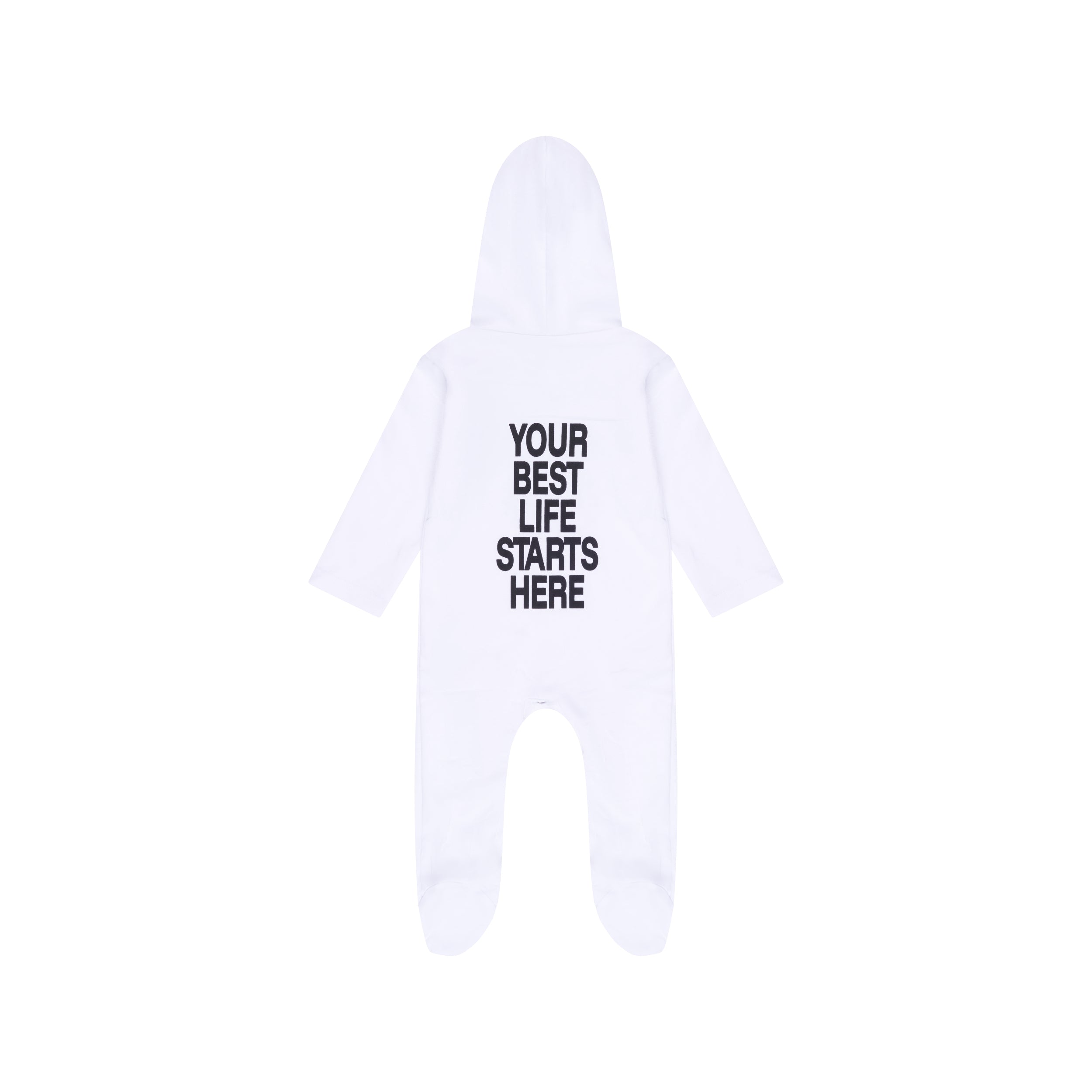 Afro Nation Baby Grow White
