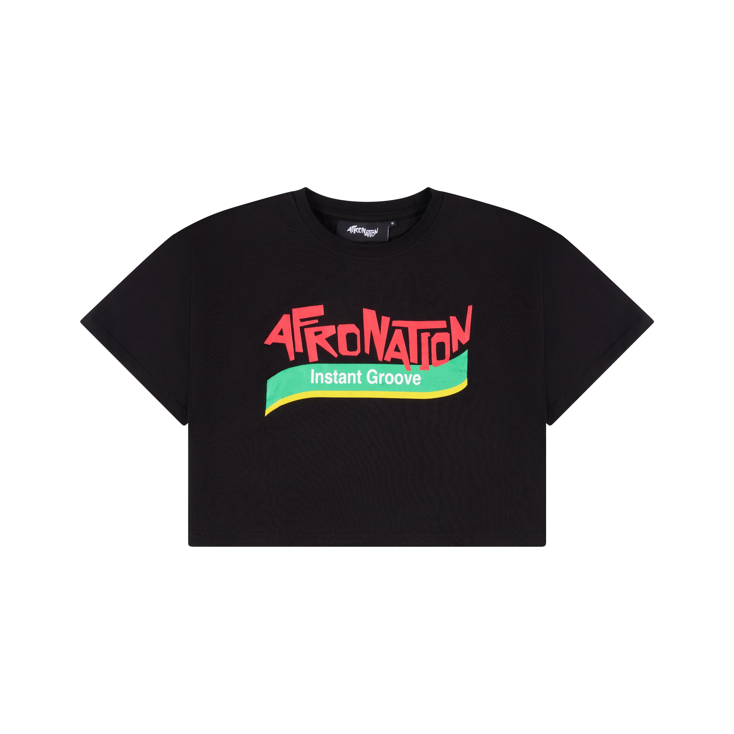 Instant Groove Afro Nation Black Womens Baby T