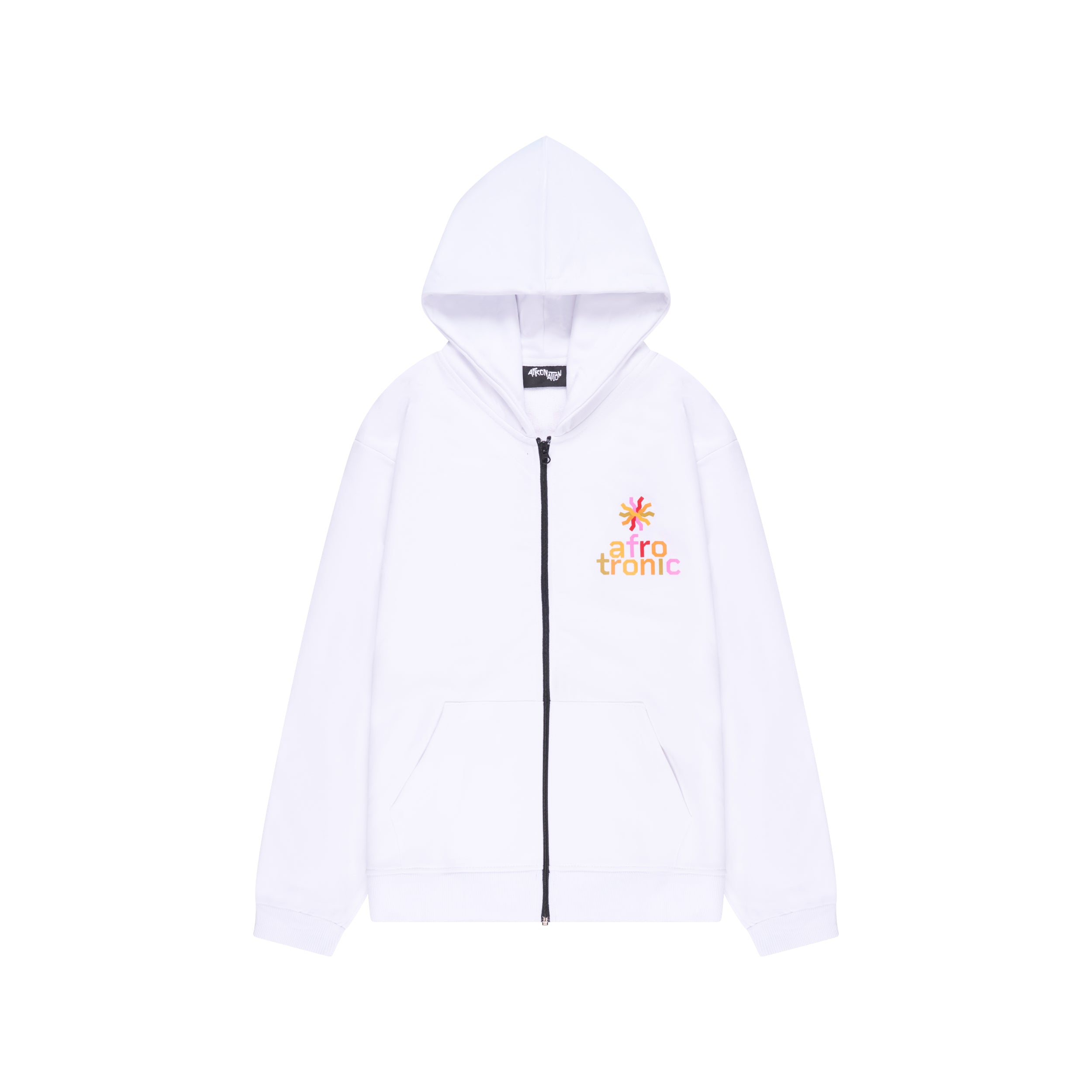 Afro Tronic Original White Hoodie