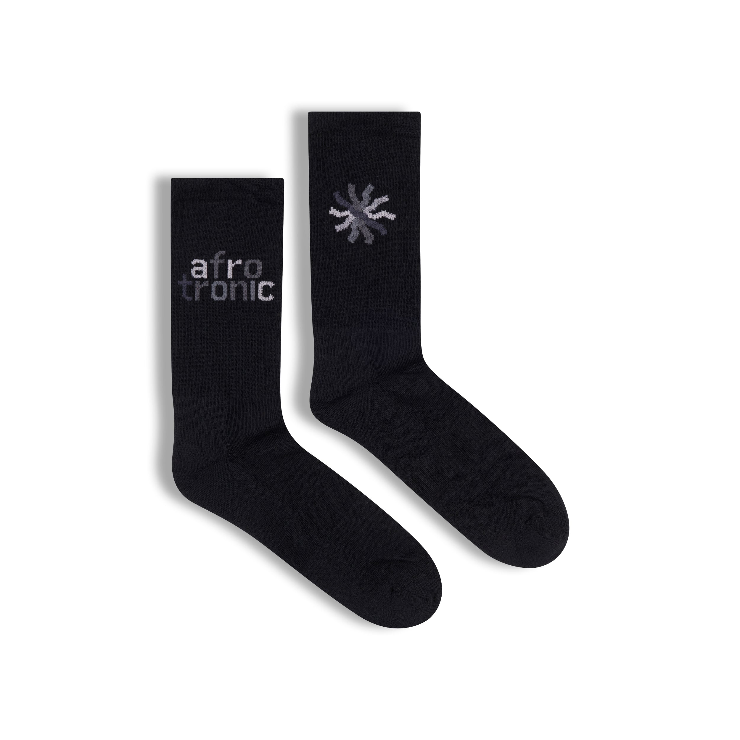 Afro Tronic Socks Black