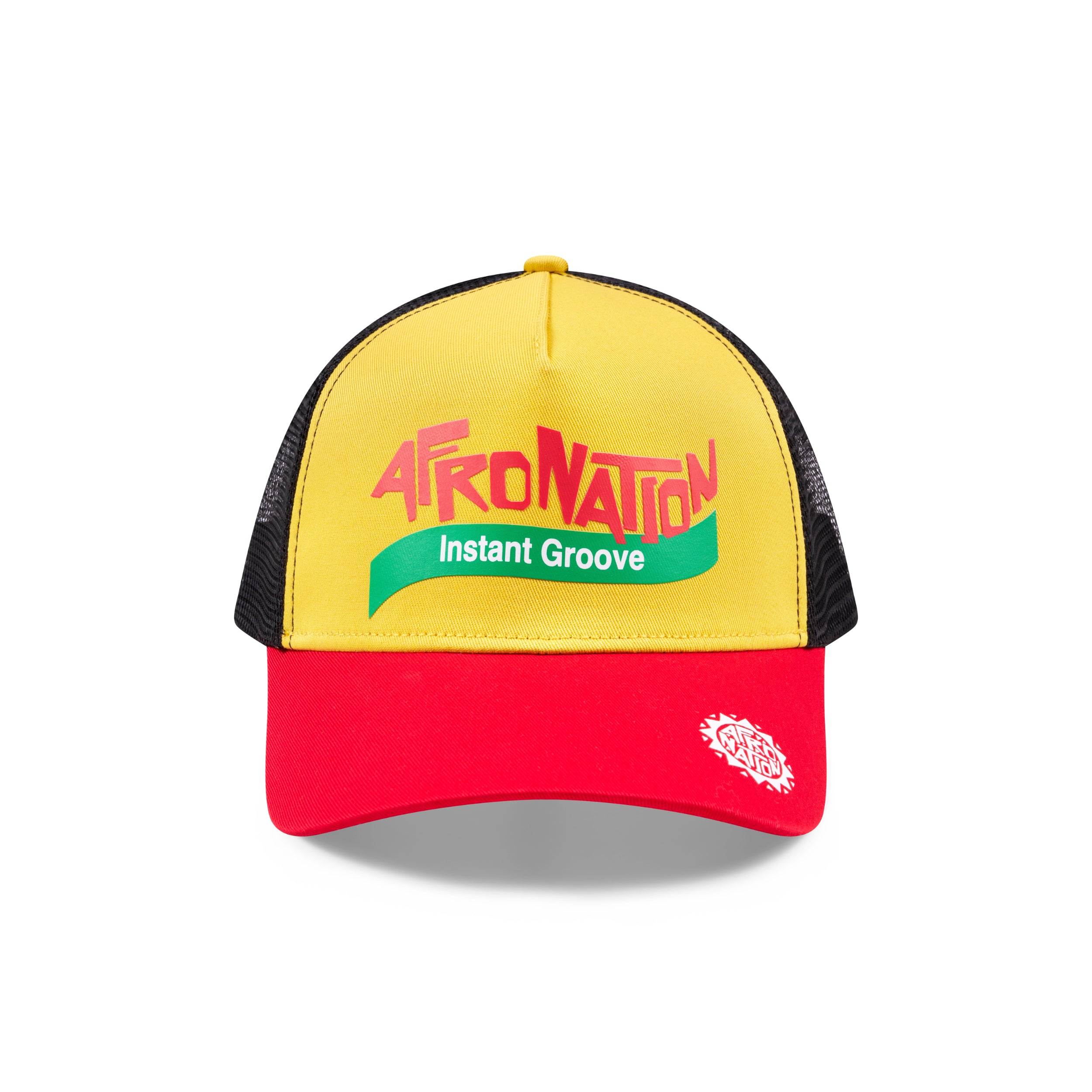 Instant Groove Afro Nation Yellow Trucker Hat