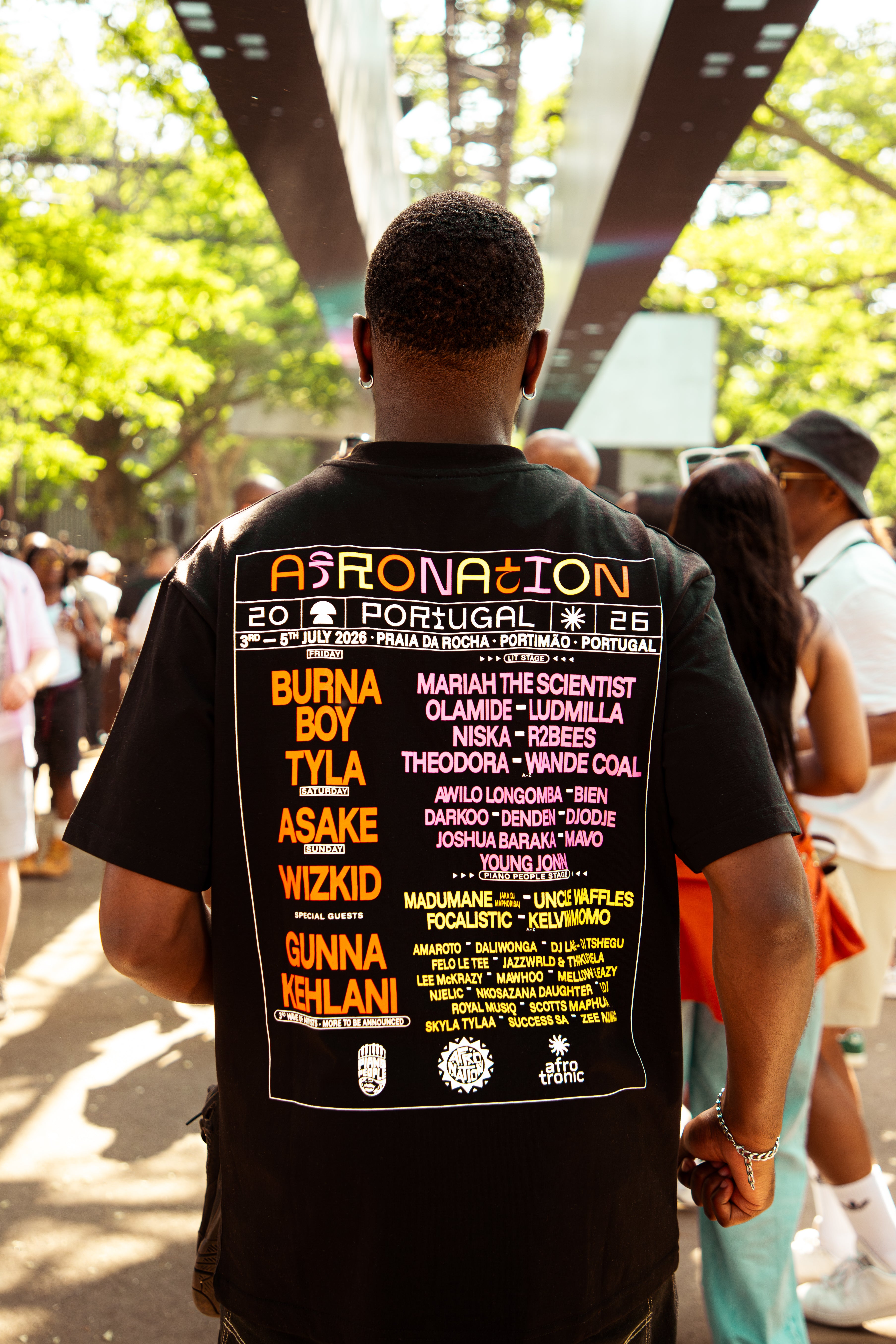 ANP26 Line Up T-Shirt Black