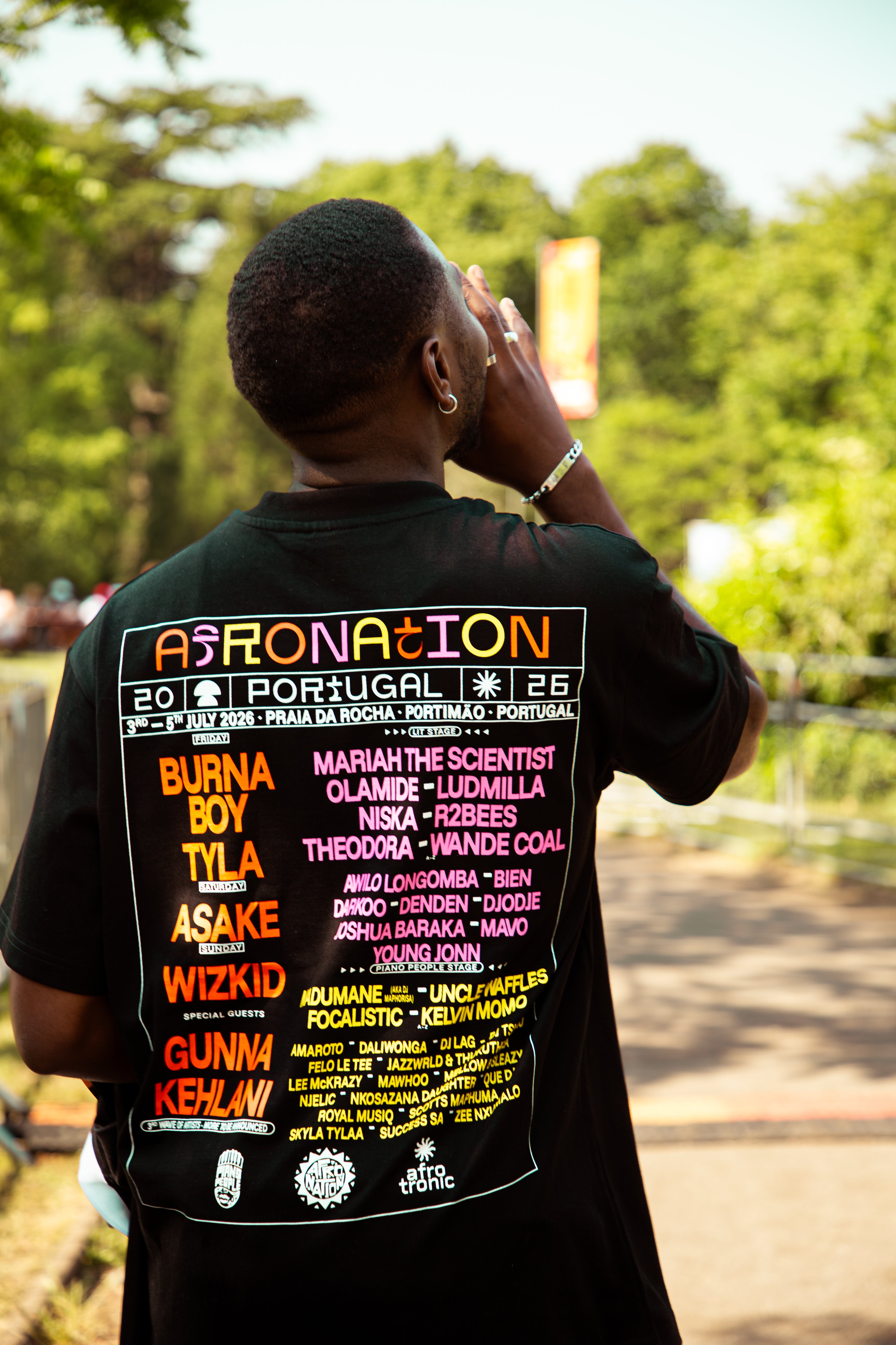 ANP26 Line Up T-Shirt Black
