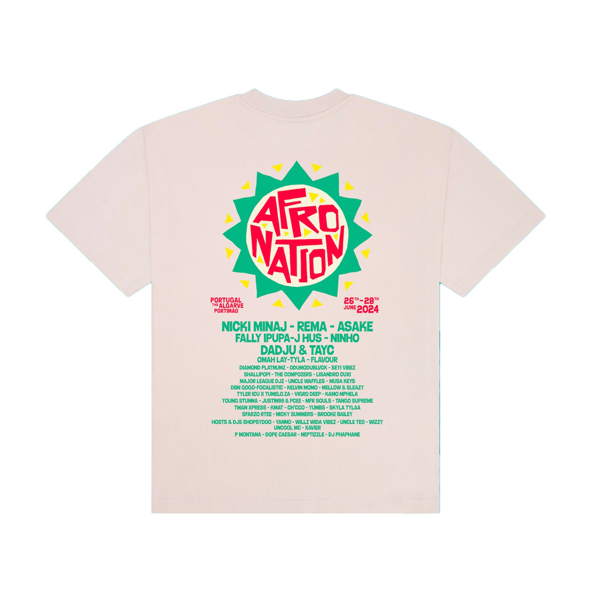Portugal 2024 Lineup Tee – Off White