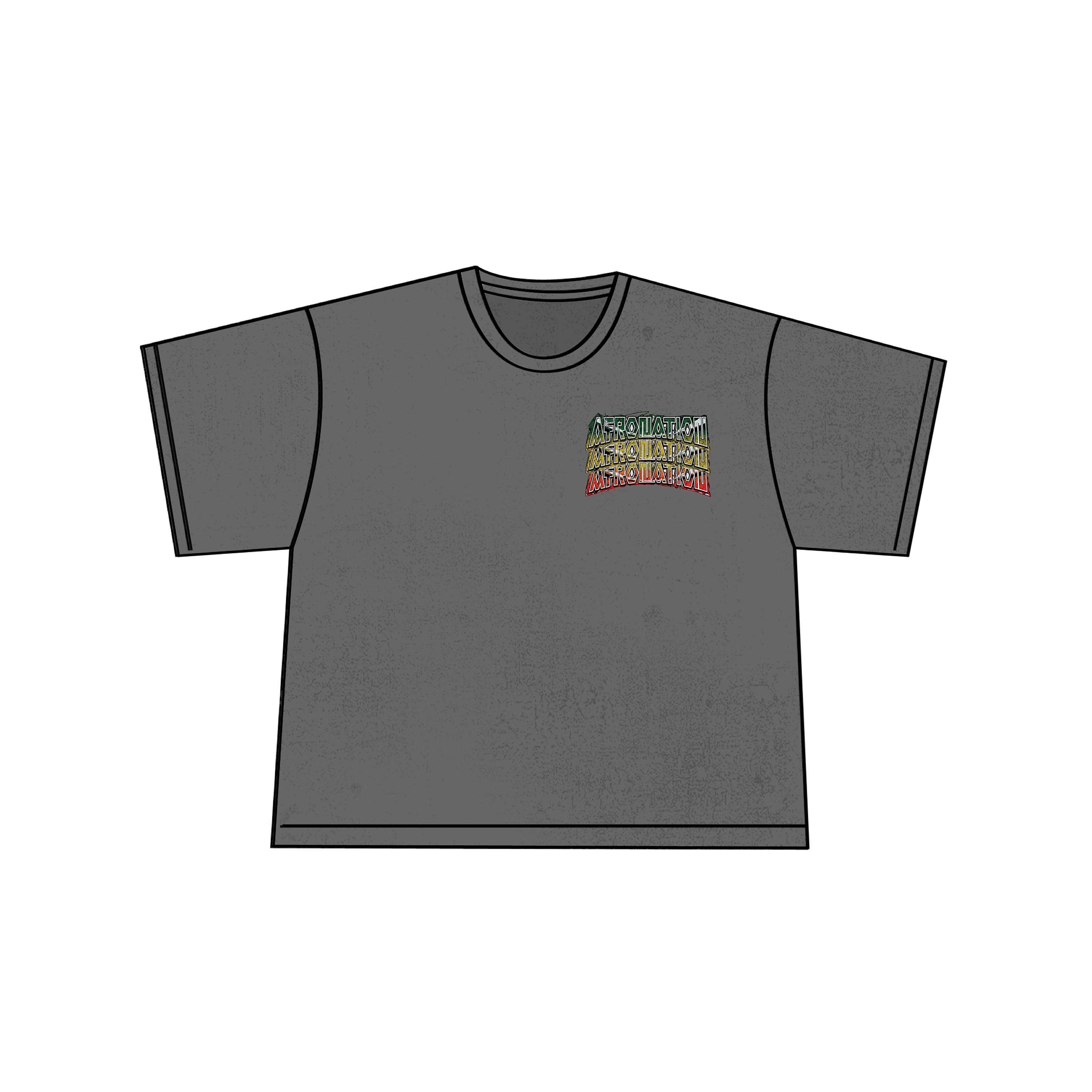 Triple Hit Logo Tee – Washed Grey